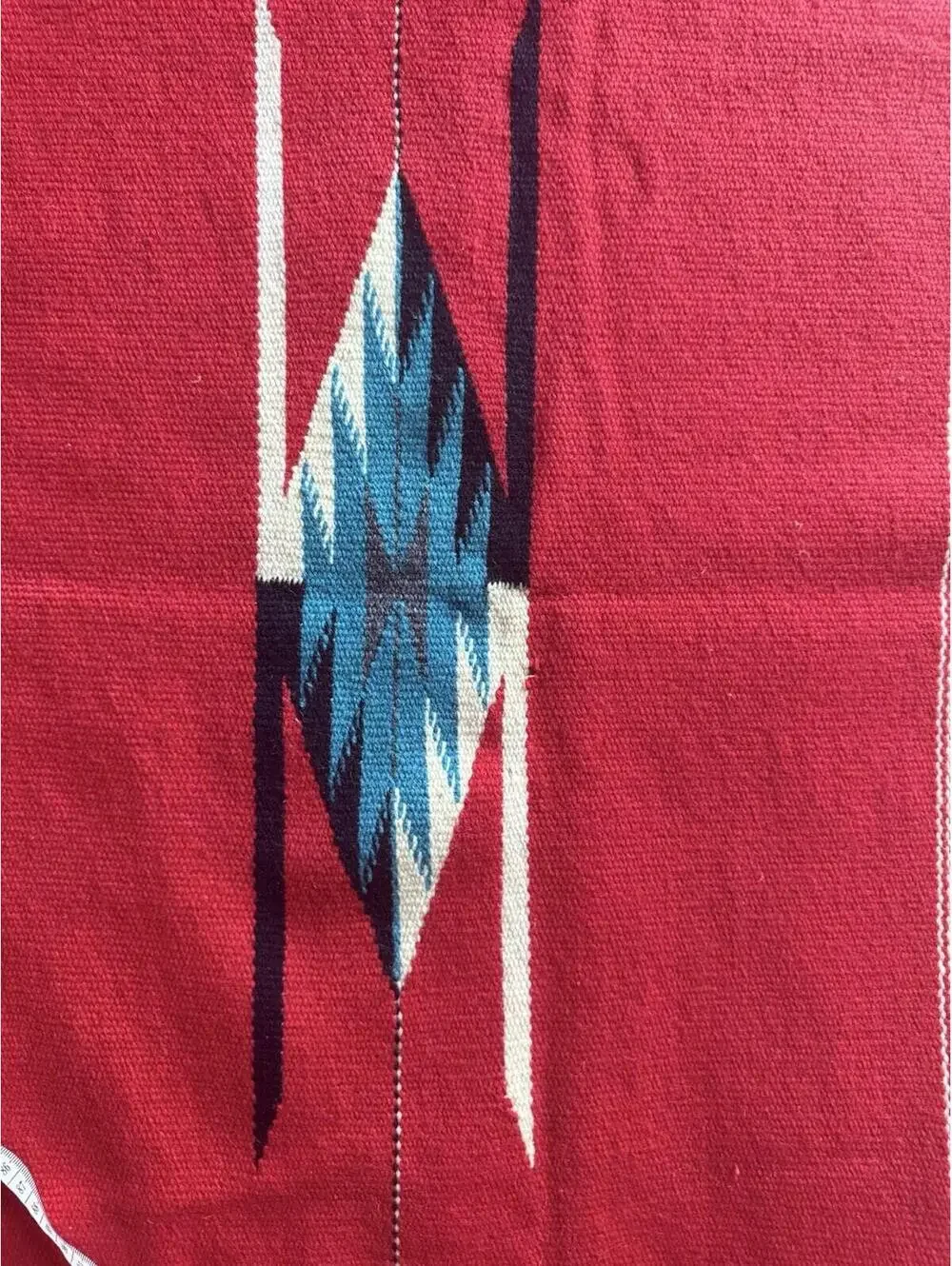 Stunning Vintage Chimayo Rug/Blanket LARGE Native American Southwestern